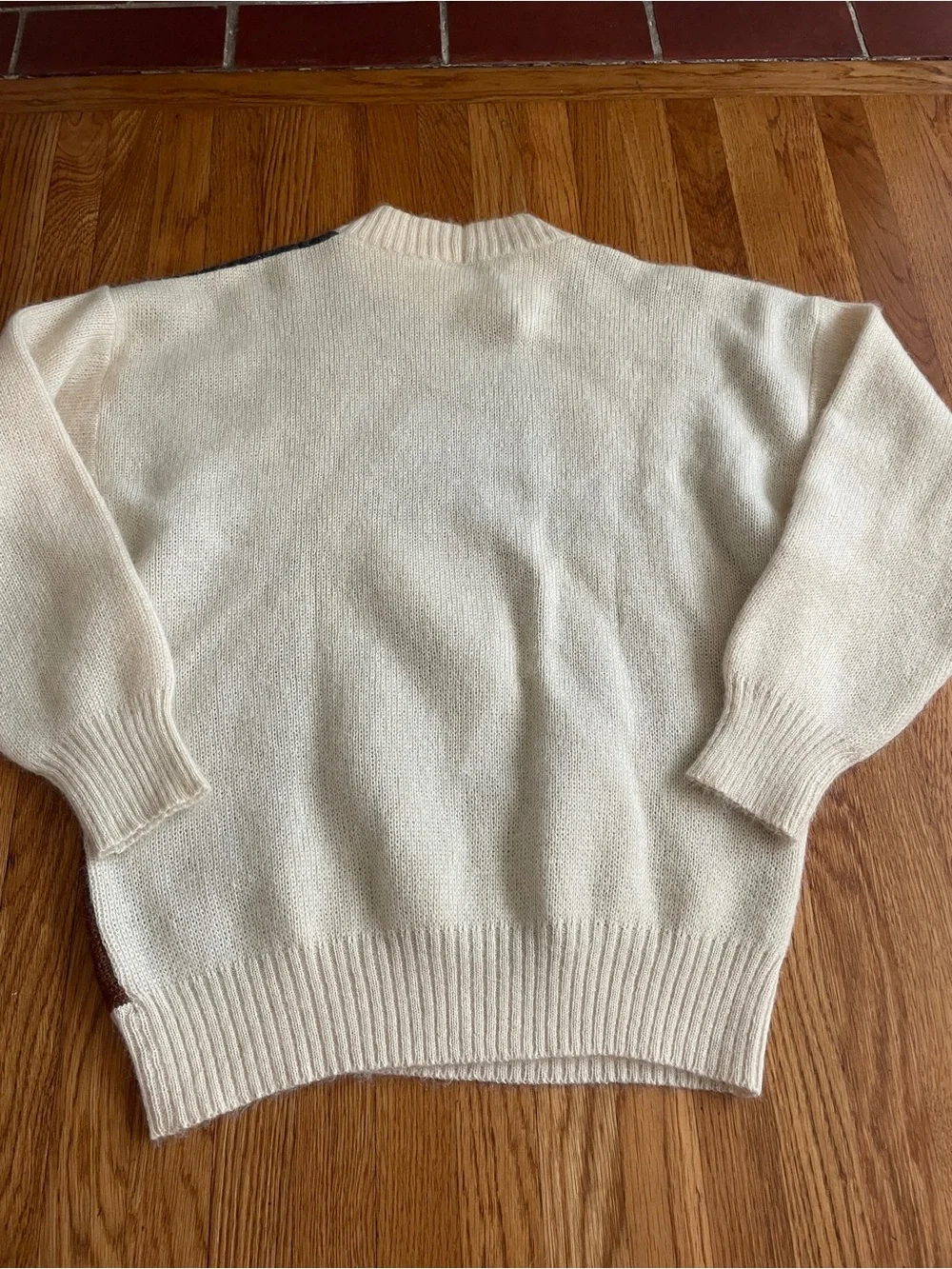 Vintage Hal’s Colorblock mohair wool Crewneck Sweater